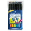 Faber Castell Pitt Artist - Lot 6 Feutres - Set Manga Shojo