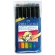 Faber Castell Pitt Artist - Lot de 6 Feutres - Set de Manga Shonen