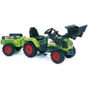 Falk Falquet and Cie FAT880DP Véhicule Miniature Tractopelle Claas + Remorque