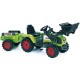 Falk Falquet and Cie FAT880DP Véhicule Miniature Tractopelle Claas + Remorque