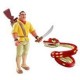 Famosa - Figurine - Figurine Collection - Tarzan : Clayton Serpent + Ouistiti (Famosa)