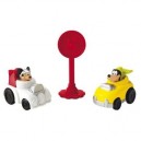 Fisher-Price Mickey Mouse Club House - M9871 - Véhicule Miniature - Voiture à Moteur Mickey - Mickey et Donald