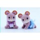Flair - Sylvanian Families - Deux petites souris (Import Grande Bretagne)