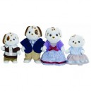 Flair Sylvanian Families - Poupées et Accessoires - Famille Dalmatienne Chocolat (Import Grande Bretagne)
