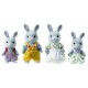 Flair Sylvanian Families - Poupées et Accessoires - Famille Lapin Cottontail (Import Grande Bretagne)
