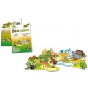 Folia Bringmann 3D-Modellogic Les animaux du zoo 71 pièces