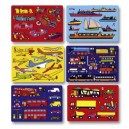 Folia Bringmann Pochoirs créatifs "Transports", 6 pièces