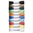 Folia Bringmann Raphia en assortiment de couleurs, 10 paquets