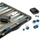 Gibsons -Backgammon - Etui Cuir Simili - 37cm - Langue: anglais (Import Grande Bretagne)