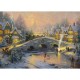 Gibsons - Puzzle - 1000 Pièces - Thomas Kinkade : Esprit de Noël (Import Grande Bretagne)