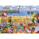 Gibsons - Puzzle - 500 Pièces XXL - Au bord de la mer (Import Grande Bretagne)