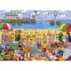 Gibsons - Puzzle - 500 Pièces XXL - Au bord de la mer (Import Grande Bretagne)