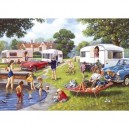 Gibsons - Puzzle Jigsaw - 1000 Pièces - Caravan Holidays (Import Grande Bretagne)