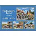 Gibsons - Puzzle - La Tournée du Postier - 4x500 Pièces (Import Grande Bretagne)
