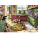 Gibsons - Puzzle - Thème Cuisine "Kitchen Capers" - 1000 Pièces (Import Grande Bretagne)