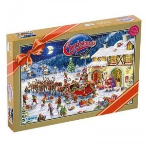 Gibsons Les Petites Aides du Père Noël - Puzzle de 1000 Pièces