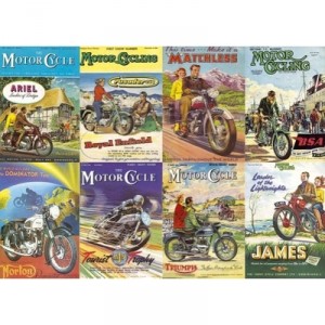Gibsons Puzzle 1000 pièces - Les motos britanniques de légende