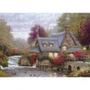 Gibsons Puzzle - Maisonnette de Meunier - 1000 pièces - Thomas Kinkade