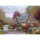 Gibsons Puzzle - Maisonnette de Meunier - 1000 pièces - Thomas Kinkade