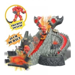 Giochi Preziosi - 7362 - Gormiti - Figurine Accessoire - Playset du Volcan géant avec figurine - 12 cm