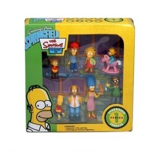 Giochi Preziosi - 9033 - Figurines - Simpsons - Coffret Métal de 8 personnages