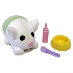 Giochi Preziosi ZHU ZHU PETS - BEBE HAMSTER (BLANC) AVEC ACCESSOIRES