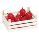 Goki - 51875 - Imitation - Cagette de 12 Fraises en Bois