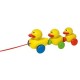 Goki - 54945 - Eveil - Famille Canards à Tirer en Bois