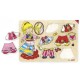 Goki - 57814 - Puzzle en Bois Princesse à Habiller à Encastrements - 8 pieces