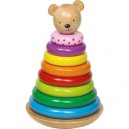 Goki - 58916 - Eveil - Ours à Empiler en Bois - 10 Éléments (Goki)