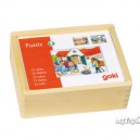 Goki Puzzle-cubes - La vie à la ferme