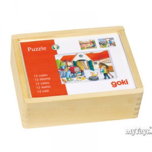 Goki Puzzle-cubes - La vie à la ferme