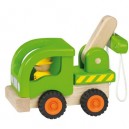 Goki Véhicule en bois, Mini-dépanneuse