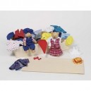 Gollnest Goki - 51914 - Costumes - Coffret à Vêtements pour Our - 2 Ours et 8 Tenues