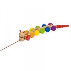 Gollnest Goki - Pull Toy - Caterpillar Nila