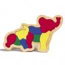 Gollnest Goki - Puzzle éléphants en bois
