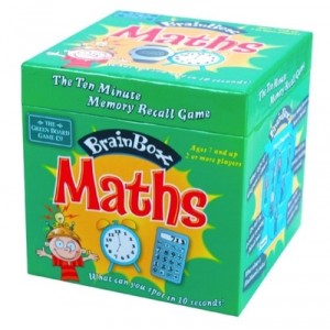 Green Board Games - Jeu de mémoire et de maths - BrainBox Maths - Langue : anglais (Import Grande Br...
