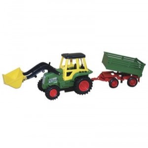 Miniature car - Backhoe Farm + Trailer (Gueydon)
