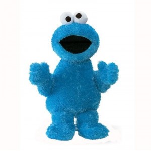 Gund - 17760 - Peluche Sesame Street - Cookie Monster (53cm)