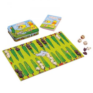 Haba Goki - société bois - backgammon