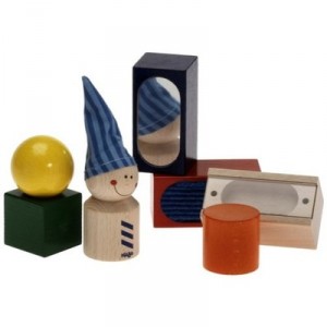 Haba - 1196 - Jouet en Bois - Personnage et Bloc du Lutin (Import Allemagne)