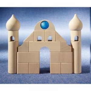 Haba - 3536 - Jouet en Bois - Bloc de Construction - La Tour Orientale (Import Allemagne)