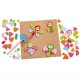 Haba - Formes à clouer géant - Papillons printaniers