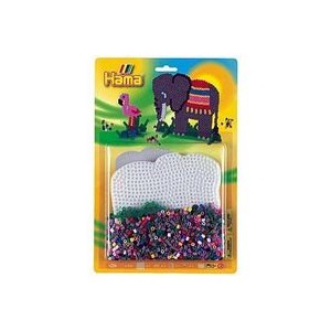 Hama - 4051 - Loisirs Cratifs - Perles Bijoux - Grand : Plq Elphant (Hama)