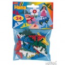 HAMA 645 Supports de motifs midi, 24 pièces, plusieurs sortes
