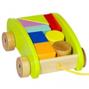 Hape Educo - 3602487 - Jeu Éducatif - Chariot à Tirer en Boîte