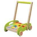 Hape Educo - Chariot de marche et cubes