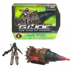 Hasbro G.I. JOE - Le Réveil du Cobra - Véhicule LAVA POD + figurine Volcano-Viper