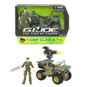Hasbro G.I. JOE - Le Réveil du Cobra - Véhicule TIGER CLAW + Figurine Leatherneck