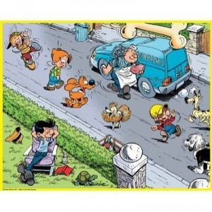 Hasbro - 98022860 - Puzzles enfants - Puzzle 100 Pieces Boule Et Bill - Dans La Rue (Hasbro)